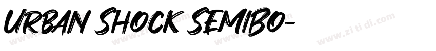 Urban Shock SemiBo字体转换